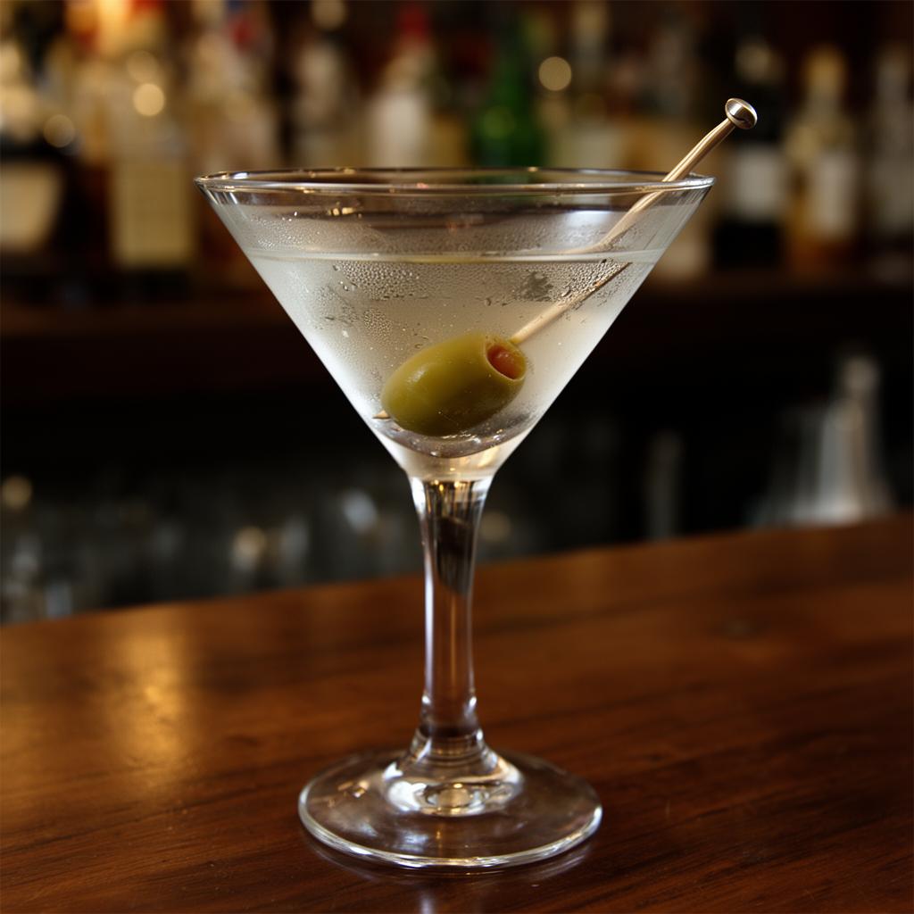 Premium Martini cocktail made with AK Distillery moonshine